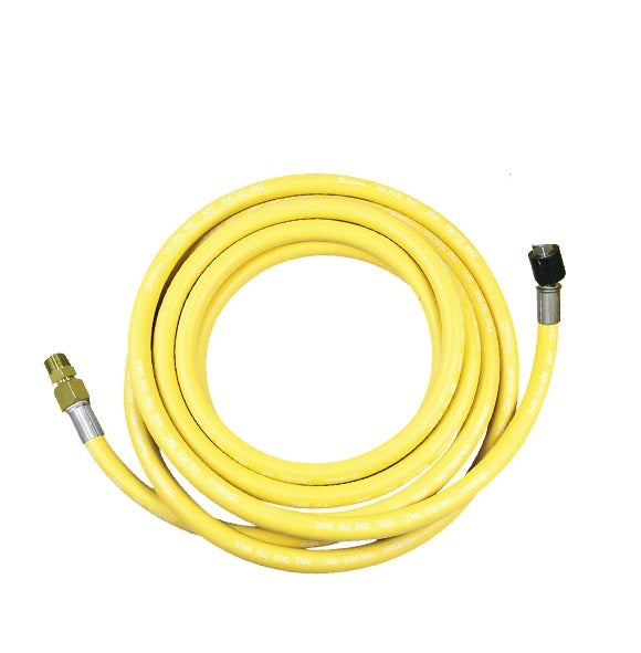 50ft long Extruded Hose Assembly Yellow